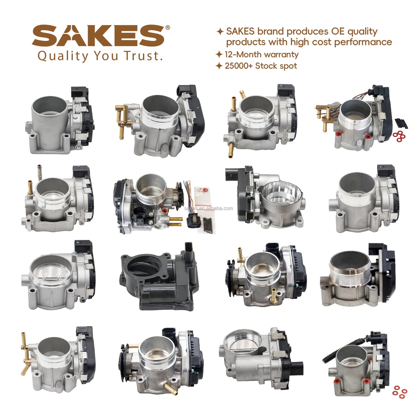 SAKES 047121121A Factory Wholesale High Quality Car Parts Auto Cooling Systems Thermostat Assembly Repair Spares for Skoda