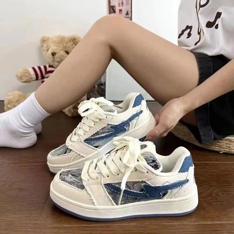 National Trend Niche Board Shoes Women Ins Trendy 2026 Spring Summer New Student Versatile Sports Casual Bread Shoes