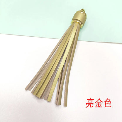 Length 10 cm Leather Tassel Artificial Leather Fringe for Festival Hangings Lantern Bag Bracelet Accessaries