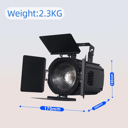 Vltg Industry Wholesale Price Portable Mini Led 200W Fresnel Spot Light Continuous Video Light