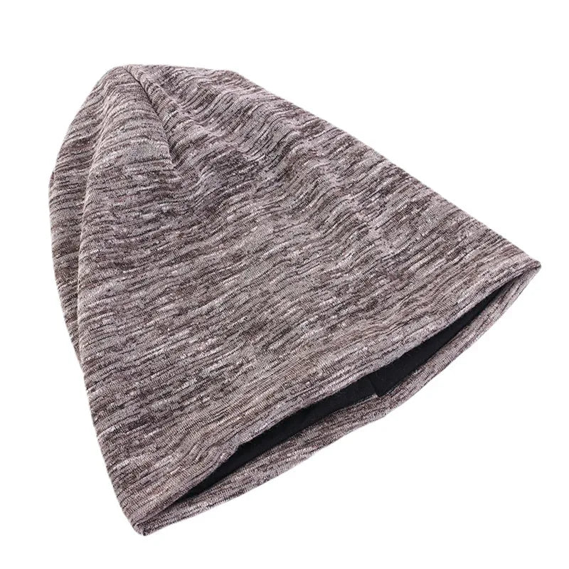 Spring Autumn Double Fabric Hats For Adult Cashmere-like Skullies & Beanies