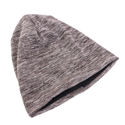 Spring Autumn Double Fabric Hats For Adult Cashmere-like Skullies & Beanies