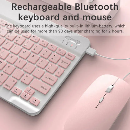 Spanish Keyboard Case For iPad Air Pro 11 13 2024,iPad 10.2 7/8/9th 10th 2022 Gen Air 3 4 5 10.9 Pro 12.9 Funda Cover For iPad