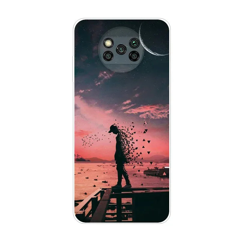 Phone Case For Poco X3 Pro Cover TPU Coque Cool Slim Clear Covers for Xiaomi Poco X3 NFC Case PocX3 X 3 Silicon Funda Cartoon
