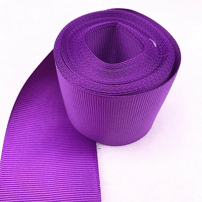 5yards 10/15/25/38/50mm Grosgrain Satin Ribbons for Wedding Christmas Party Decorations DIY Bow Craft Ribbons Supplies