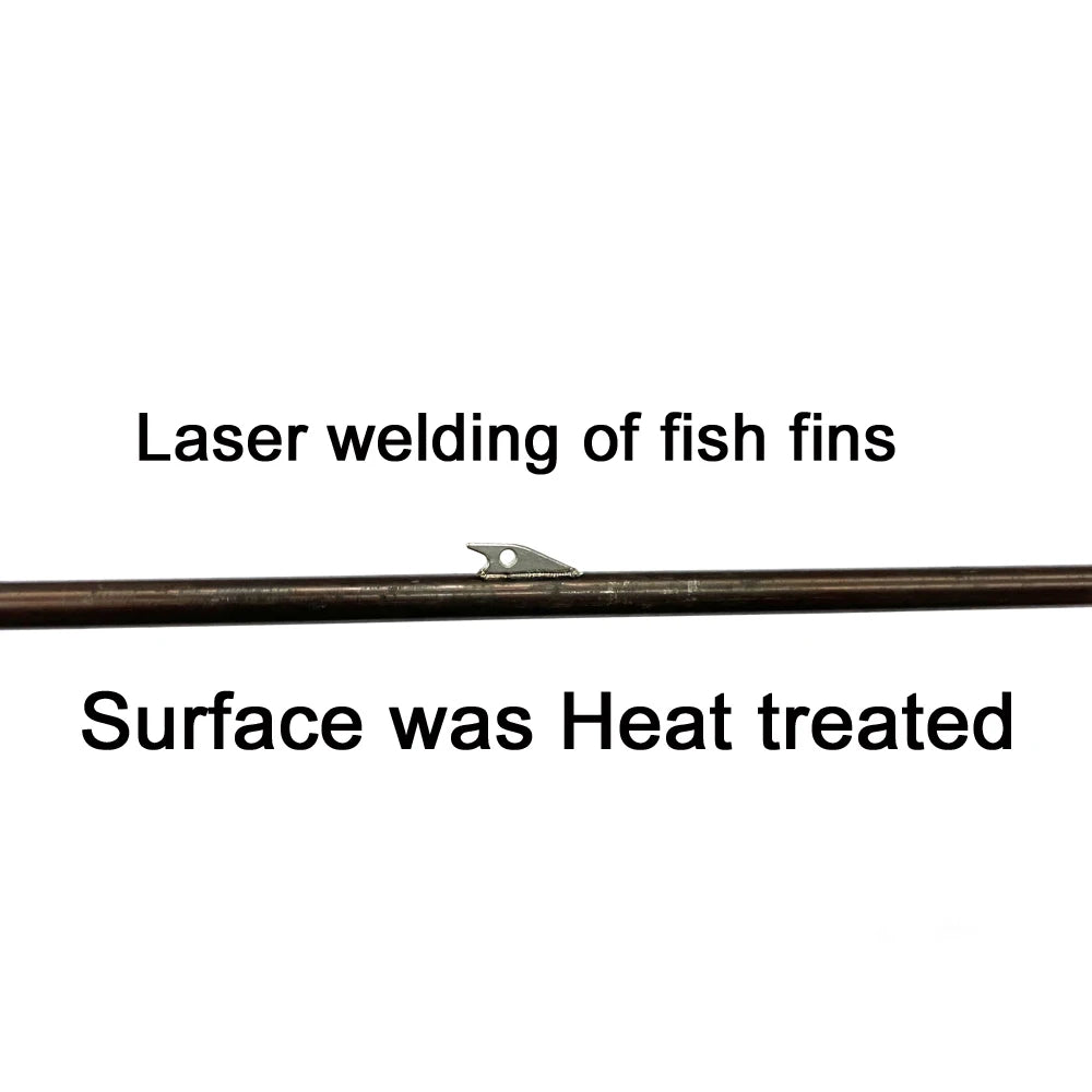 7mm OMER Customised Heat Treated 17-4PH Stainless Steel Diving Spear Fishing Shaft Accessoires Tip With Down Barb for Spearfish