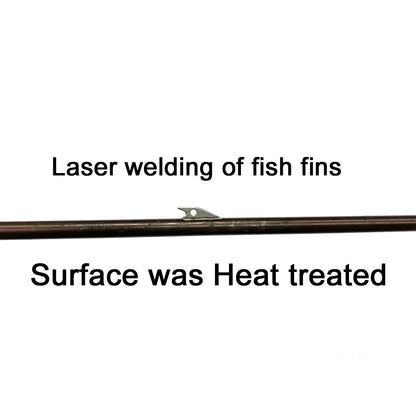 7mm OMER Customised Heat Treated 17-4PH Stainless Steel Diving Spear Fishing Shaft Accessoires Tip With Down Barb for Spearfish