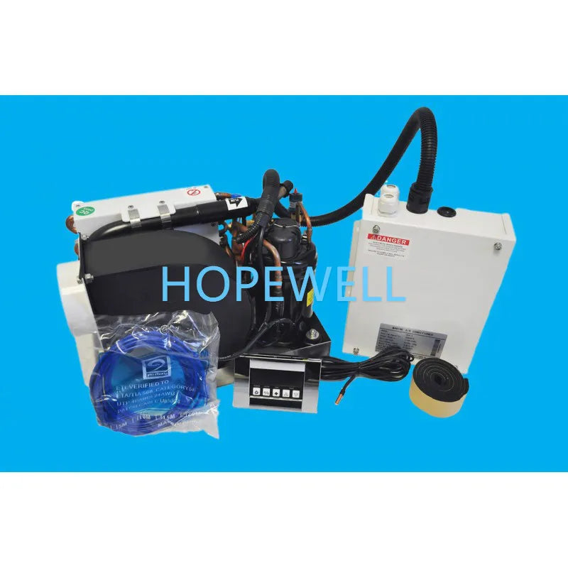 HOPEWELL Marine Self-Contained Yacht Air Conditioner 10000BTU 110V 60HZ TECUMSEH Compressor Eco-Friendly Floor Standing 1 Year