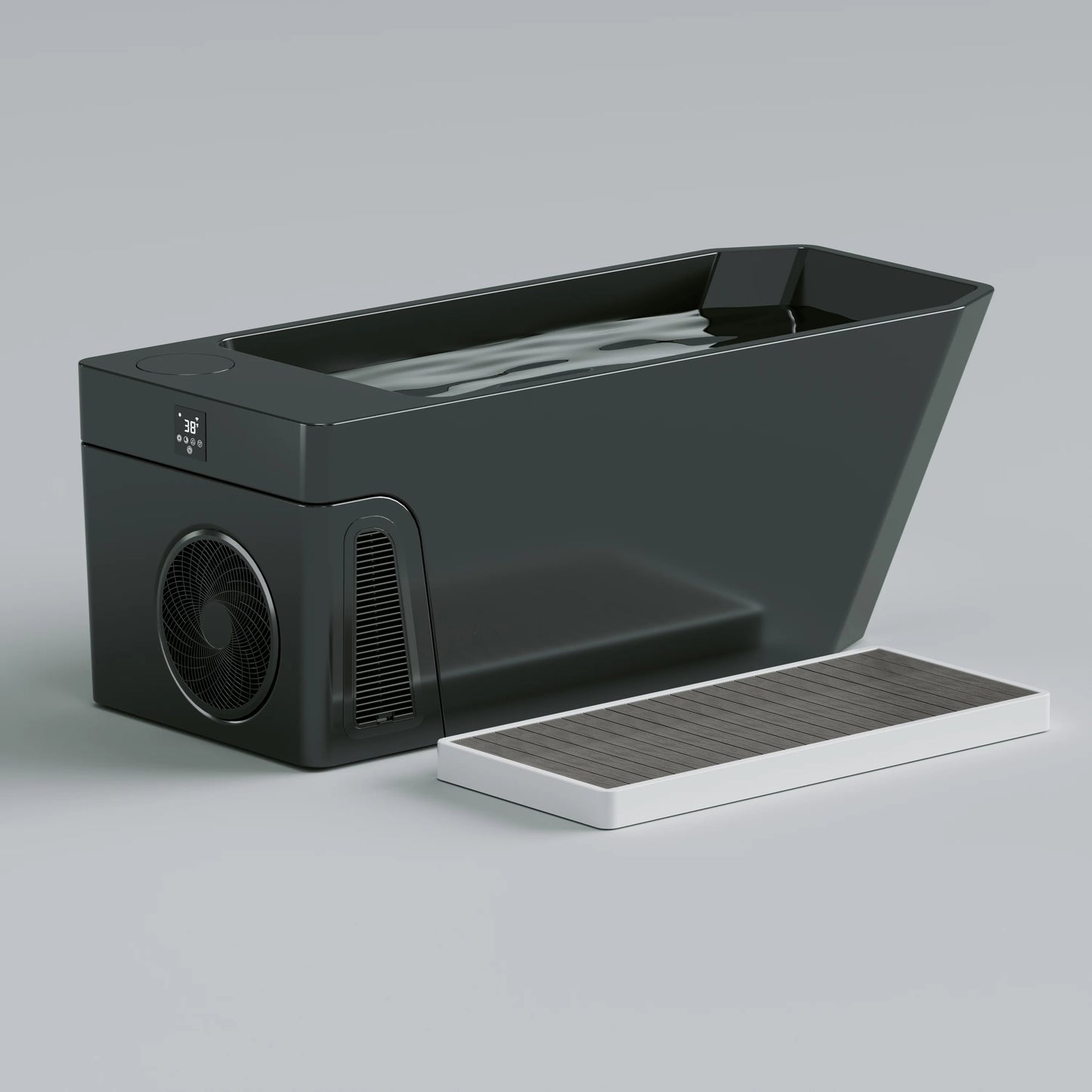 Customized All-in-One Acrylic Athlete Recovery Rectangular Ice Bathtub Wifi APP Control Cold Plunge Chiller Bathtubs Whirlpools
