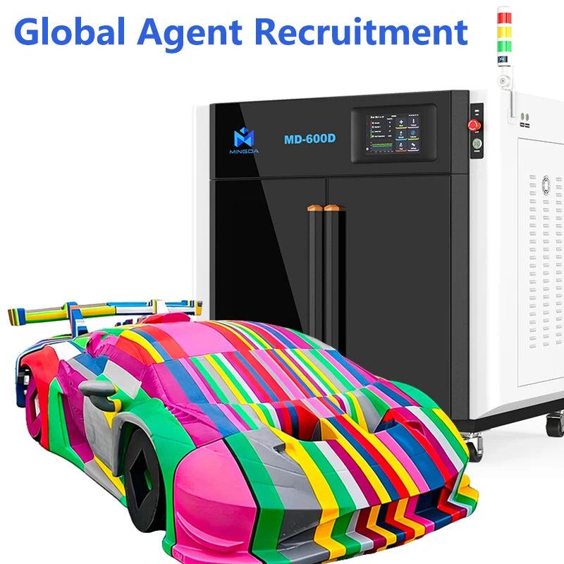 Mingda Md 600D Large Industrial 3d Printing Machine Carbon Fiber Car Bumper 3d Printer