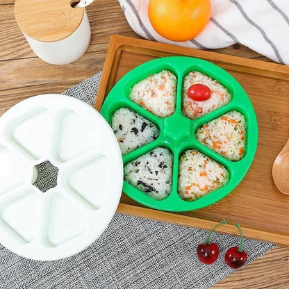 Newest DIY Sushi Mold Onigiri Rice Ball Food Press Triangular Sushi Maker Mold Sushi Kit Japanese Kitchen Tools Bento Box