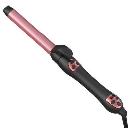 Automatic MCH Electric Hair Curler Portable Ceramic Rotating Multi Self Grip LCD Temperature Display for Household Use