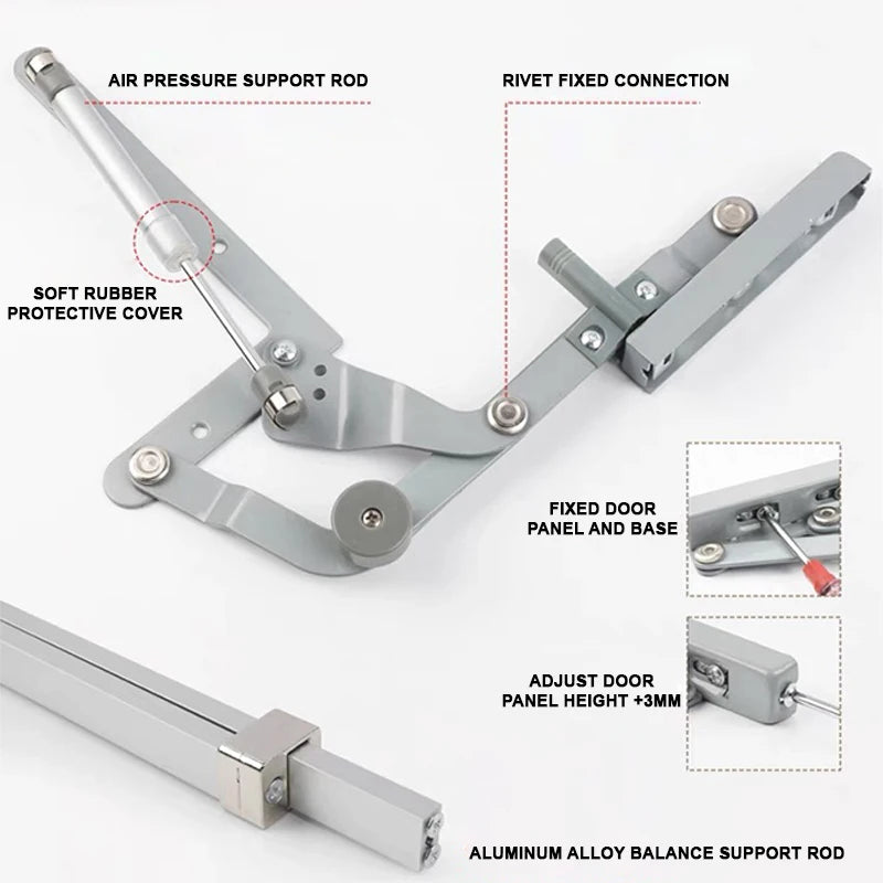 Cabinet Support Stay Lifting System Flap Stay Lift System Cabinet Door Cabinet Flap Door Hydraulic Support for Kitchen