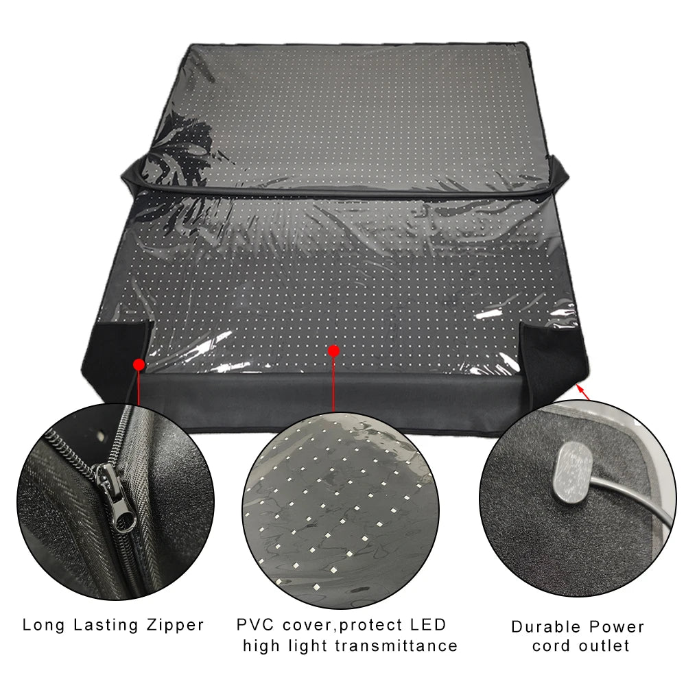 Infrared Light Therapy Cabin Sauna Sleeping Bag Full Body Pad LED Red Light Therapy Bed Equipment with Infrared Therapy
