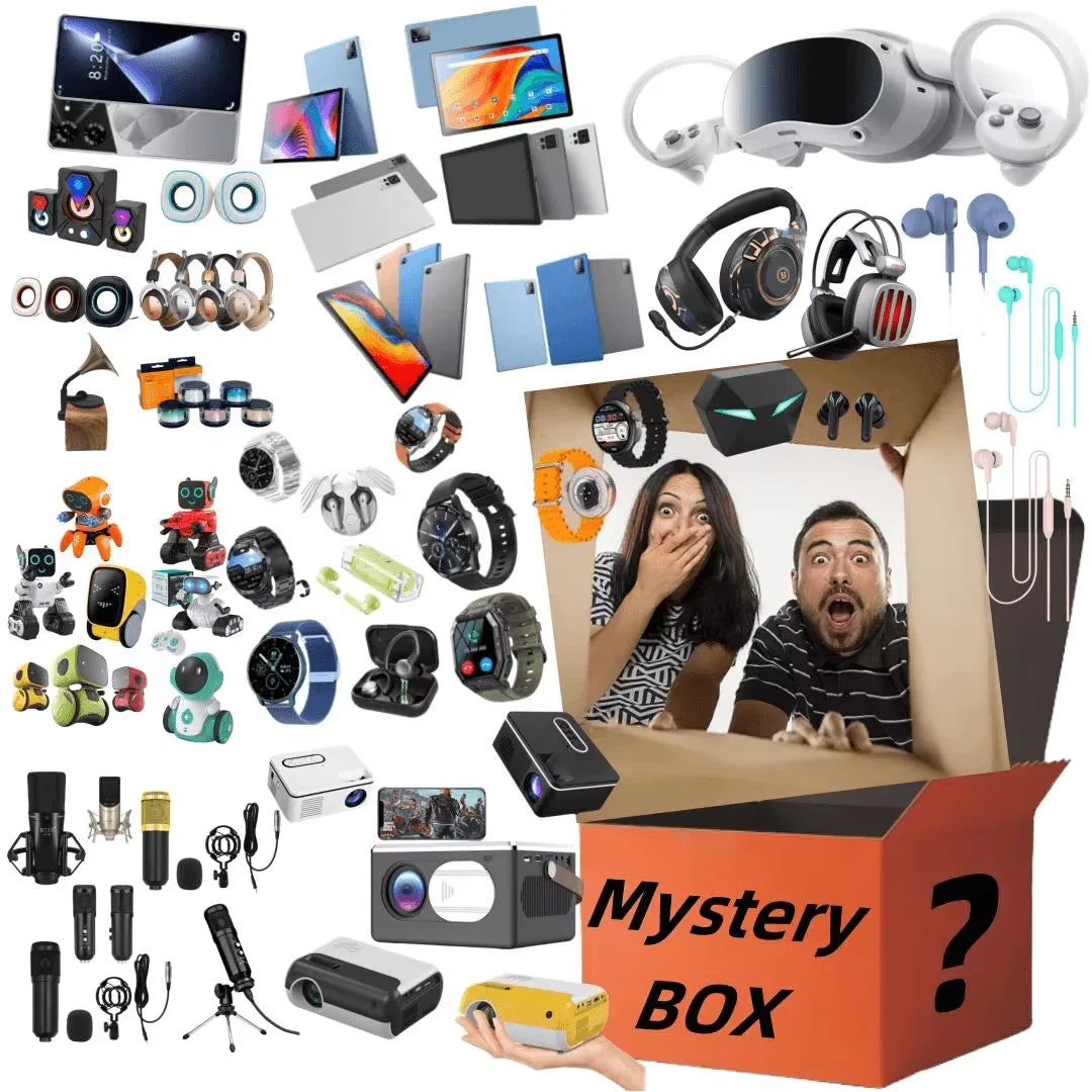 Mystery Blind Box Lucky Watches Headset Cellphone 3C Large Surprise Electronics with 5G Products Mystery with Items Gift Box