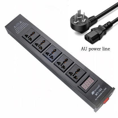 Matihur MT-102 Audio Noise AC Power Filter Power Conditioner Power Purifier Surge Protection with EU Outlets Power Strip hifi