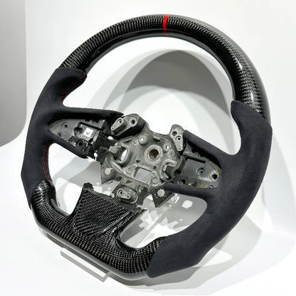 European Warehouse Spot Delivery Directly Black Carbon Fiber and Black alcantara Red Top Line for Renault Megane RS Megane 4