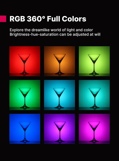 Ulanzi VL110 Handheld RGB Light Tube Stick Video soft Light 2500-9000K LED Photography Stick LED Light Wand Rechargeable