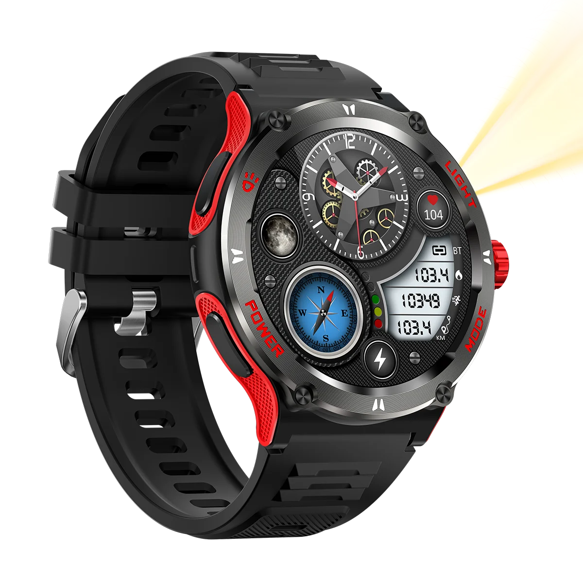 KT76 Da Fit Sport Smart Watch for Men 2024 High Quality 1.53\" HD Music Control Blood Pressure Heart Monitor Silicone Magnetic