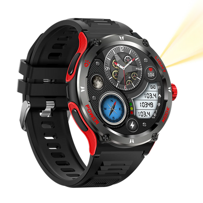 KT76 Da Fit Sport Smart Watch for Men 2024 High Quality 1.53\" HD Music Control Blood Pressure Heart Monitor Silicone Magnetic