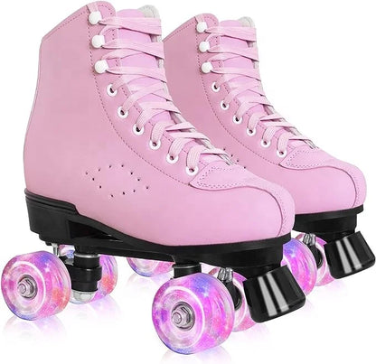 EACH New Arrival Roller Skating Shoes Wholesale Rental Roller Skates 4 Wheels Quad Roller Skate Shoes for Women Adult Girls