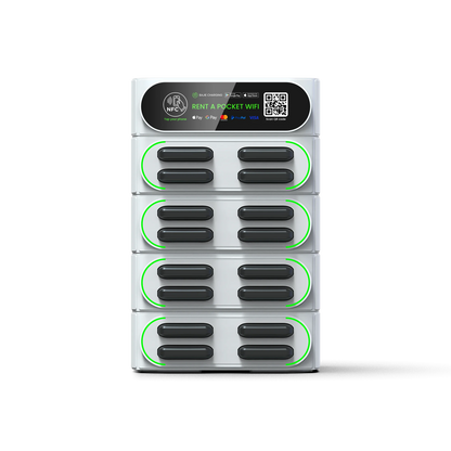 Bajie Charging Rental Station 16 Stack Sharing Power Bank Vending Machine with Mifi Fast Charger Mobile Phone Charging Station