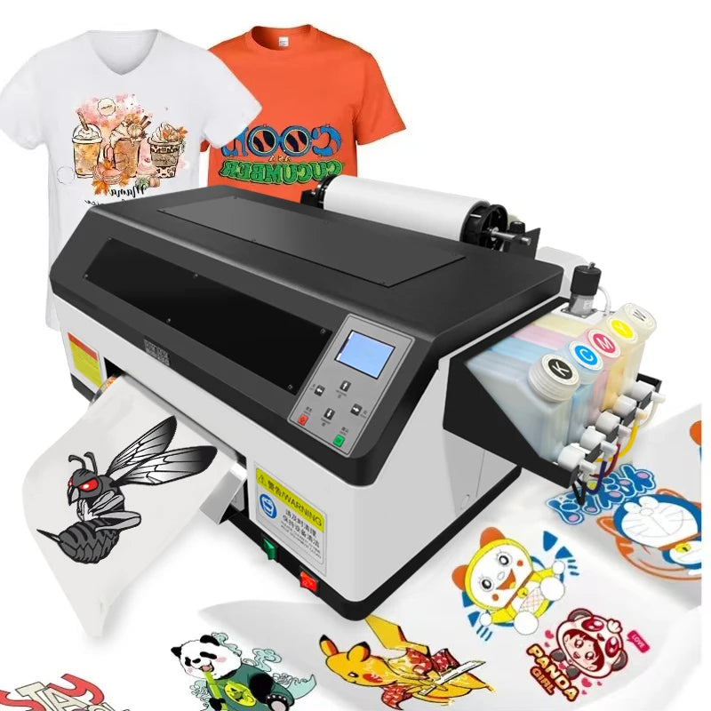 A3 Dtf Digital Printer Xp600 Printhead High Speed A3+ Dtf Pet Film Printer Machine for Small Business Textile Machinery