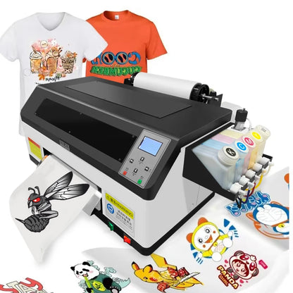 A3 Dtf Digital Printer Xp600 Printhead High Speed A3+ Dtf Pet Film Printer Machine for Small Business Textile Machinery