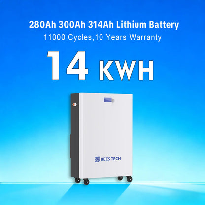 Bees Tech Eu Stock 5kwh 10kwh 15kwh 16kwh Rack Forklift Lithium Battery 48v 300ah Lifepo4 Bba