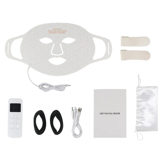 Best Selling Products 2022 New Beauty Device Colorful  Led Facial Mask 4 Colors Photon Light for  Face Skin Care Mask