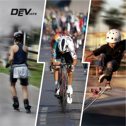 DEVIATE OEM ODM Custom Adjustable Dirt Bike Helmet with 11-15 Air Vents EPS+PC Material for E-Bike & Biking
