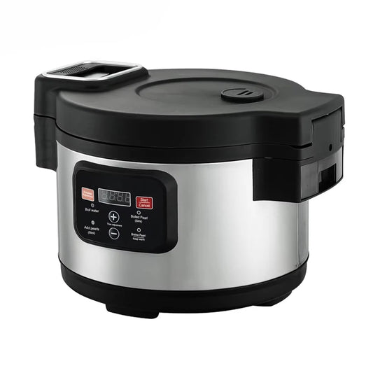 XEOLEO Commercial 12L Large Capacity Tapioca Pearl Cooker Automatic Pearl Pot Boiling Sago Machine for Milk Tea Shop Kitchen