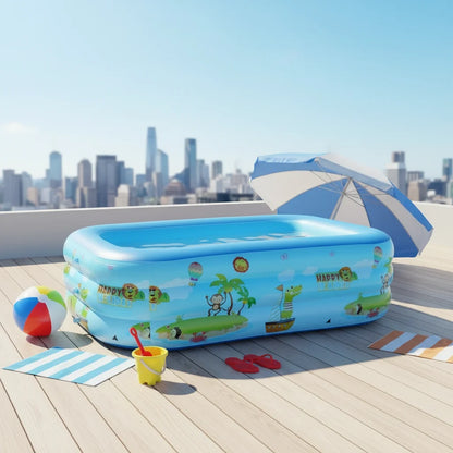 Summer Hot Sale Water Fun Inflatable Family Water Play Equipment Portable Foldable Inflatable Pool for Kids Swimming