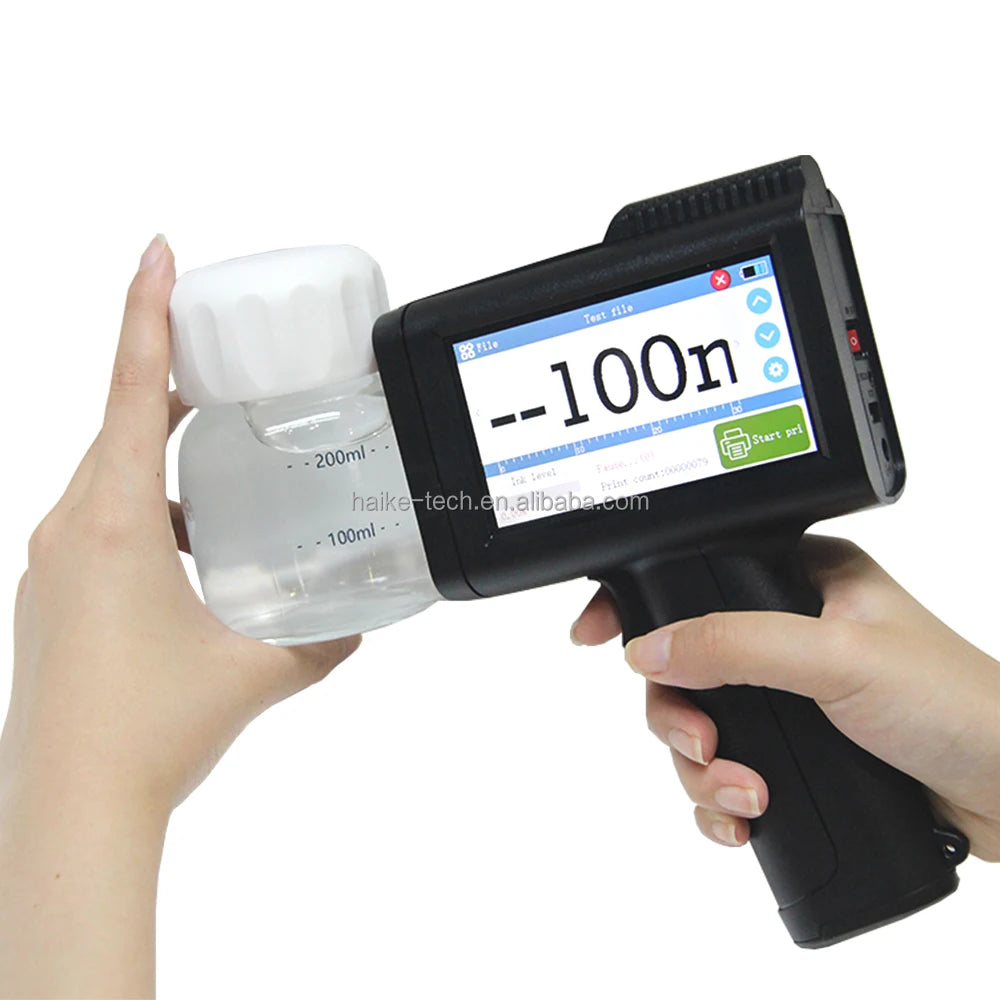 12.7MM Mini Handy High Speed Digital Portable Online Digital Inkjet Printer for Carton Painting Machine