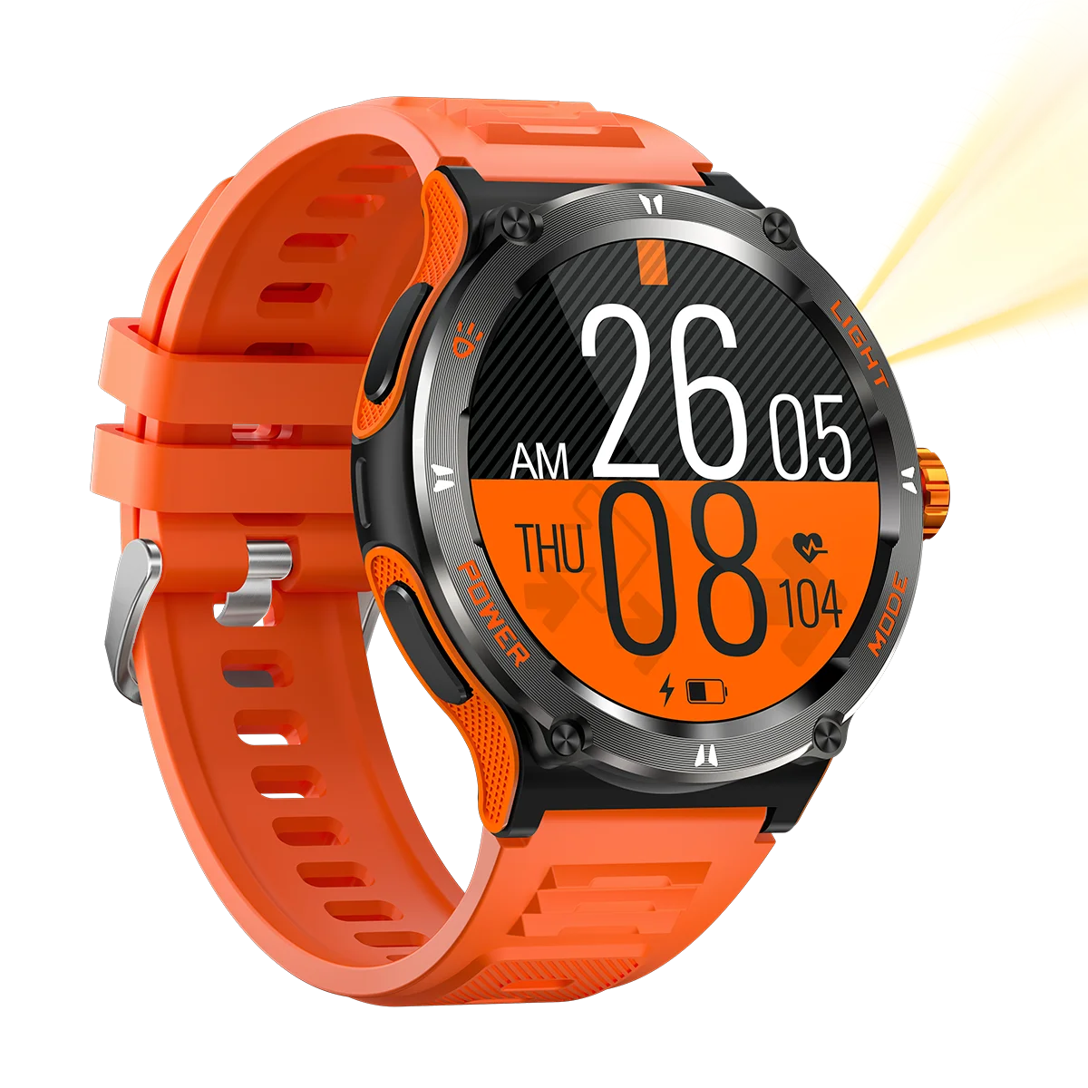 KT76 Da Fit Sport Smart Watch for Men 2024 High Quality 1.53\" HD Music Control Blood Pressure Heart Monitor Silicone Magnetic