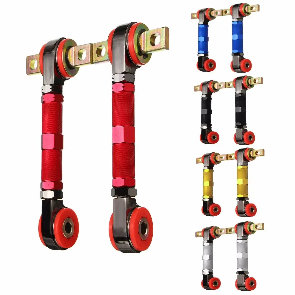 Adjustable Car Rear Suspension Rear Camber Arms Kit Rear Wheel Angle Adjuster for Honda for Civic CRX Del Sol for Acura Integra