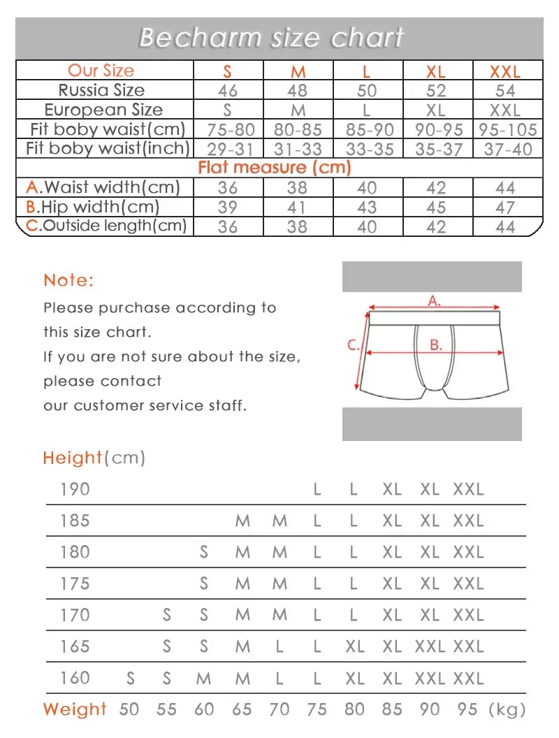 Men's Panties Boxers Shorts Printing Stripe Large Size U-shaped Set of Men Underpants Male Briefs Sexy Clothing Short Loose Long