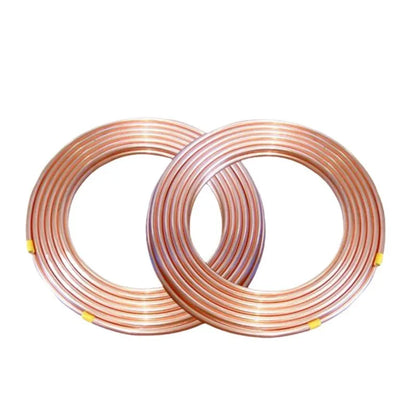 Pancake Design 3/4" (19mm) X 0.8mm HVAC Copper Tubes 15m for Air Conditioner & Refrigerator for Bending Cutting and Welding
