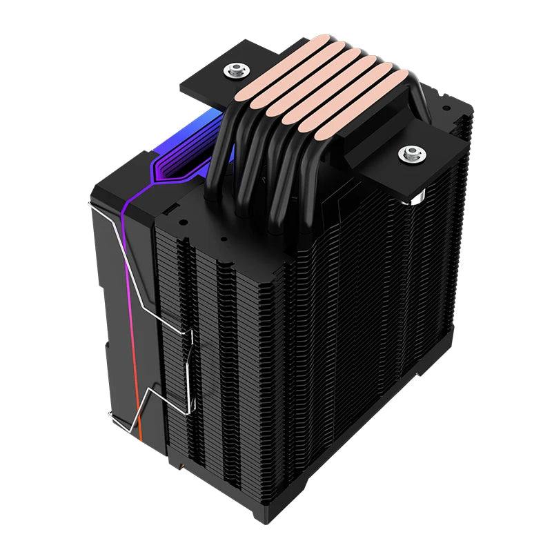LOVINGCOOL Custom Intel CPU Cooler RGB 115x Radiator PC TDP 220W Quiet Cooler 120mm Cooling Fan for Gaming Case PC CPU Coolers