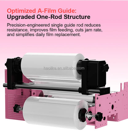 Christmas New A3 Smart Pink UX7 UV DTF Printer WIth DX7 Printhead  for Cup Wraps, Stickers & Small Business