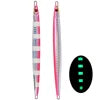 Long Blade Fishing Lure Metal Jig 60g 80g  Lead Fish Glow Paint Metal Lure  Long Casting Jig Lures Saltwater Sea for Snappers