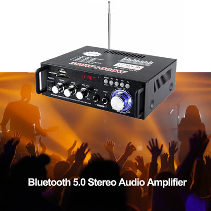 Home Amplifiers Audio 600w Bluetooth-compatible Subwoofer Theater Sound System Amplifier Mini Amplifier Professional RC Control