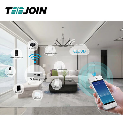 Complete Smart Home System Tuya 4g Home Security Alarm System with Wireless Pir Motion Sensor and Ip Camera Security System