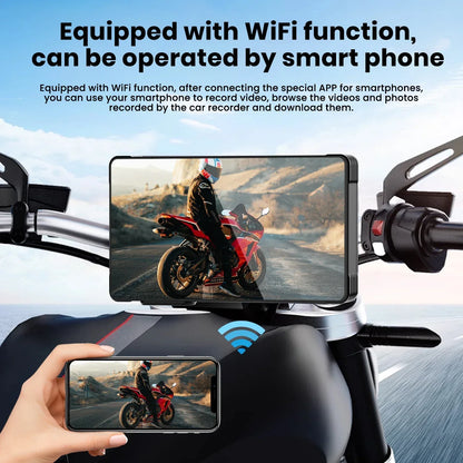 Motorcycle Gps with Carplay Screen BT 5 Inch Waterproof With Android Auto Portable Moto Navigator Carplay Motorcycle System Gps