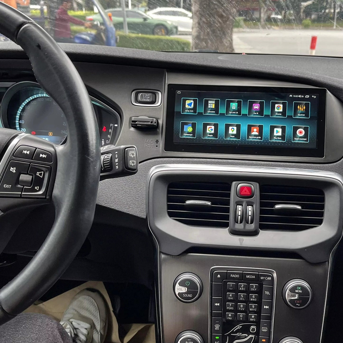 8.8" Car Radio for Volvo V40 2011-2018 Android 13 Touch Screen Audio Stereo Multimedia Video Player GPS Navigation Head Unit