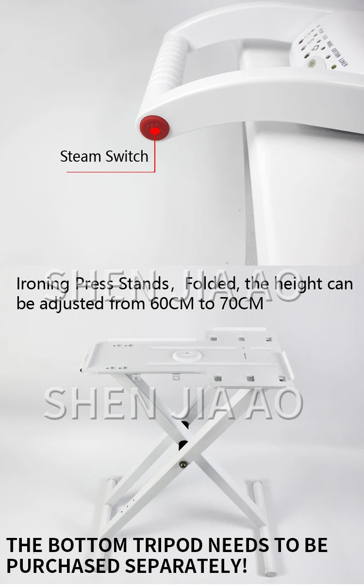 Steam Ironing Table Family Hotel Commercial Ironing Machine Model 810 Steam Ironing Machine 1600W Dry Press