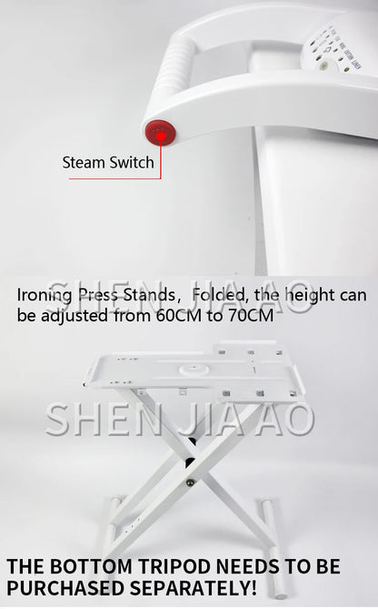 Steam Ironing Table Family Hotel Commercial Ironing Machine Model 810 Steam Ironing Machine 1600W Dry Press