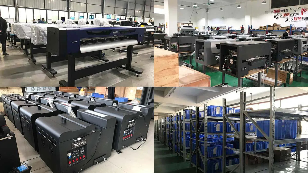 INQI 60CM Touch Screen Powder Shaker Machine Roll-to-Roll Printer with New Condition 1 Year Warranty for DTF Inks Pigment Ink
