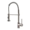 Modern Single-Handle Brush Nickel Faucet Water Saving Kitchen Lavatory Tap Ceramic Valve Single Hole Torneira Banheiro Brass