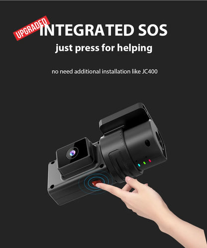 Jimilot JC181 Mini Dual Dash Cam 4G DVR WiFi USB 1080P GPS Event Video G-Sensor Fuel Cutoff Rotatable Car Camera 64GB ADAS